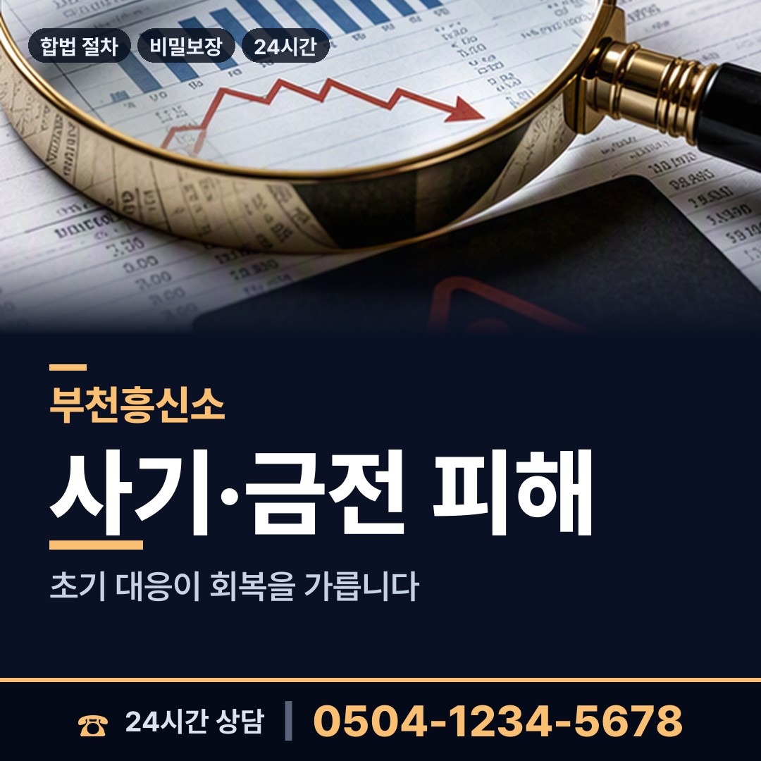 부천 소사본동 외도흥신소 상담 안내